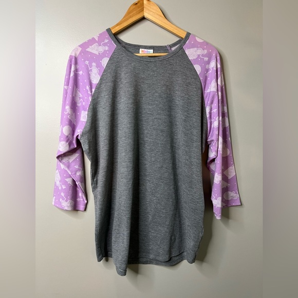 LuLaRoe Tops - LULAROE| Purple Long Sleeve Kermit the Frog size 2x